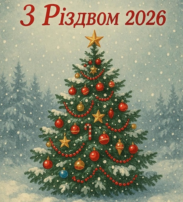 Загадкова картинка з Різдвом 2026! Зірка на ялинці.